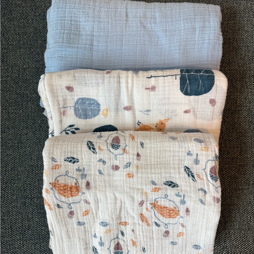 aden and anais Muslin swaddle blankets organic cotton